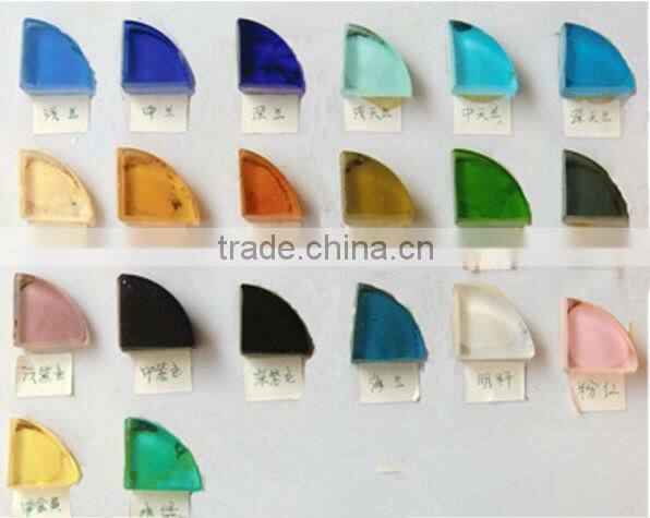 European popular art colorful lady crystal statue