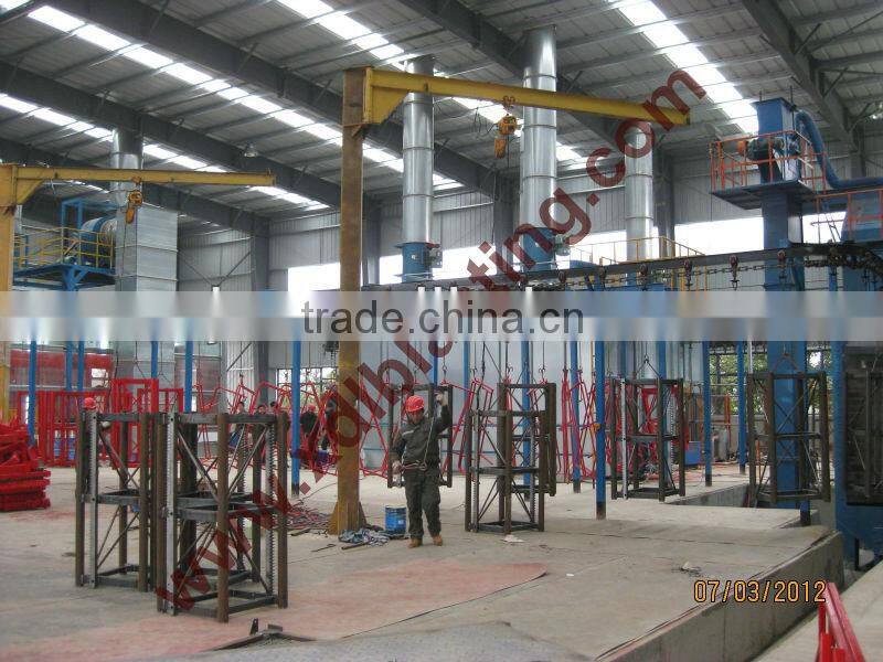 Shot Blasting Painting Production Line for Tower Crane