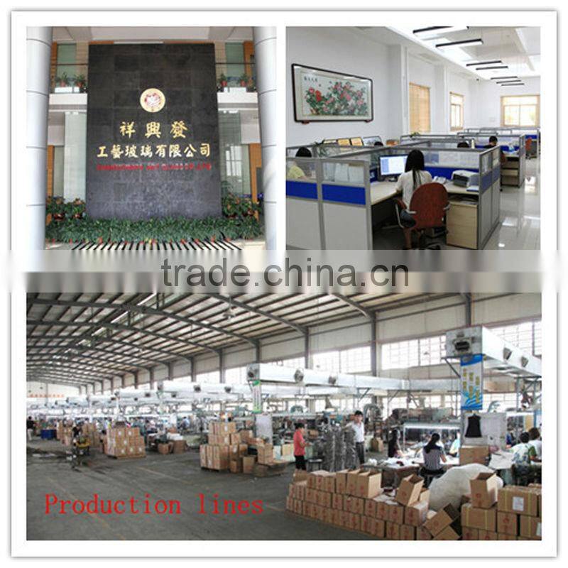 B type common dome toughened glass cover without rim