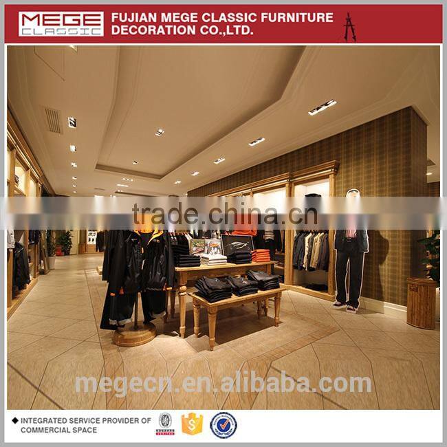 Fashion men clothes shop accessories display stand