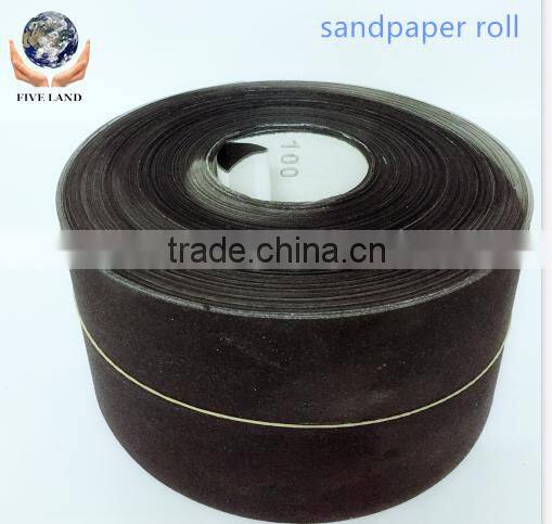 dry sandpaper belt rolls for wood decoration