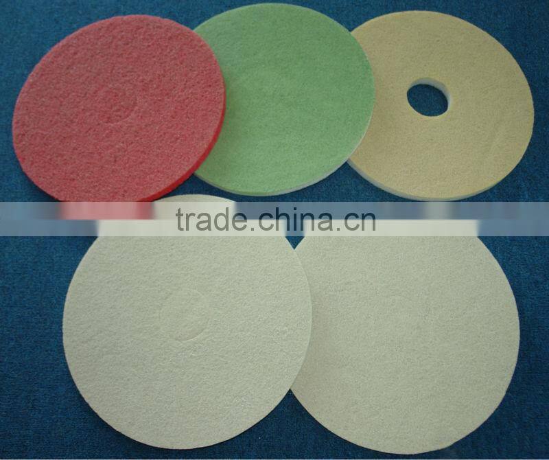 17'' professional diamond fiber dry polishing pads