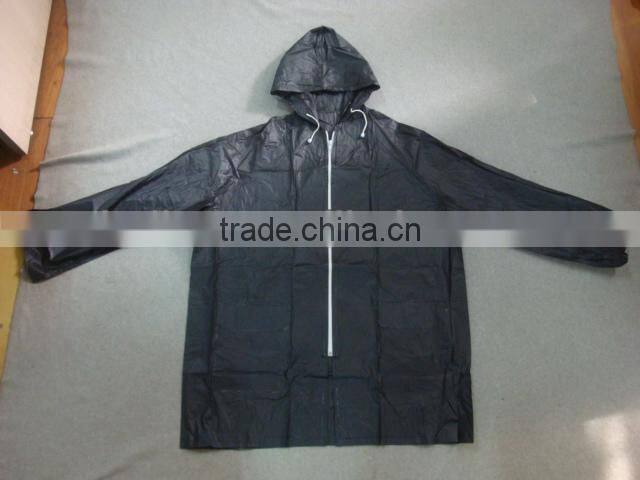100% pvc rainjacket