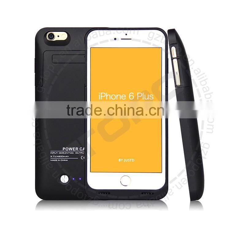 4200mAH Mobile Phone External Battery Backup Charger Case Pack Power Bank for iPhone 6 6s plus