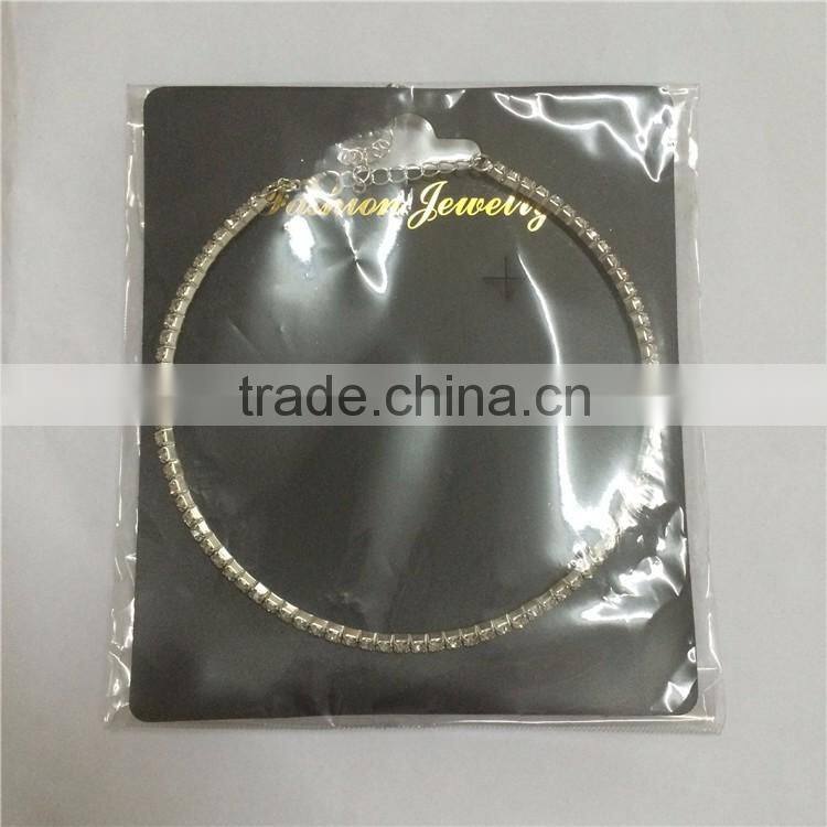 MYLOVE 1 row rhinestone choker for women