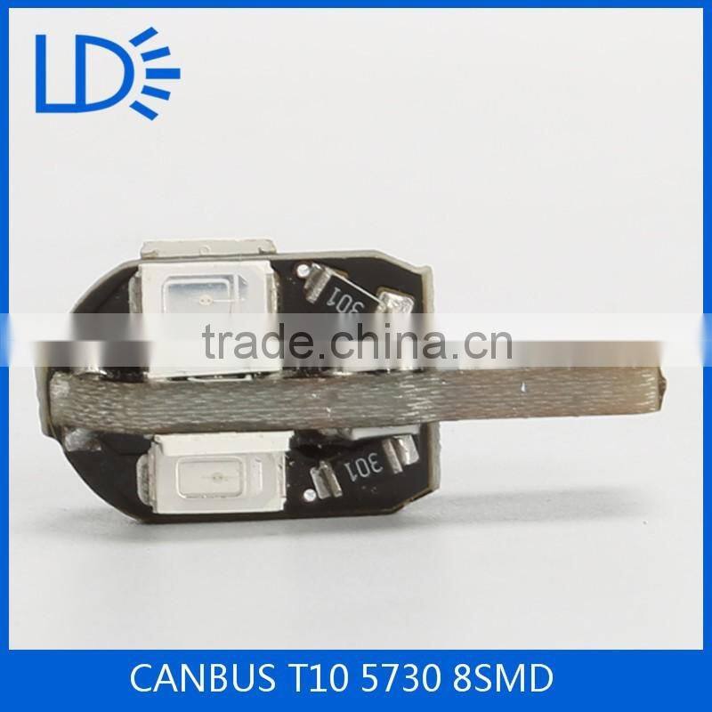 CANBUS car smd light 8pcs 5730 smd car light bulbs