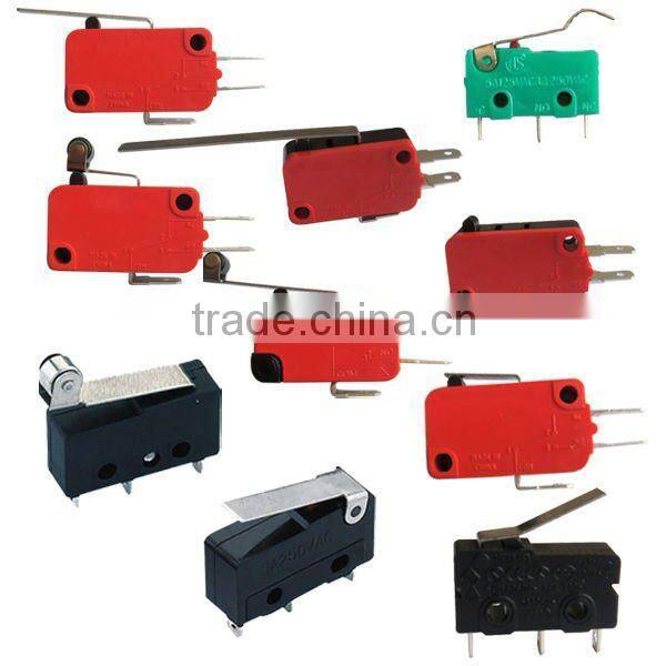 KW11-3Z mini 3a 250vac types of micro switches