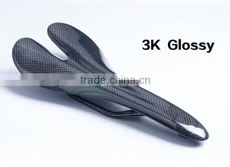Manufacturer T800 carbon fiber road bicycle saddle, 3K weave matte/glossy finish cheap price carbon road saddles