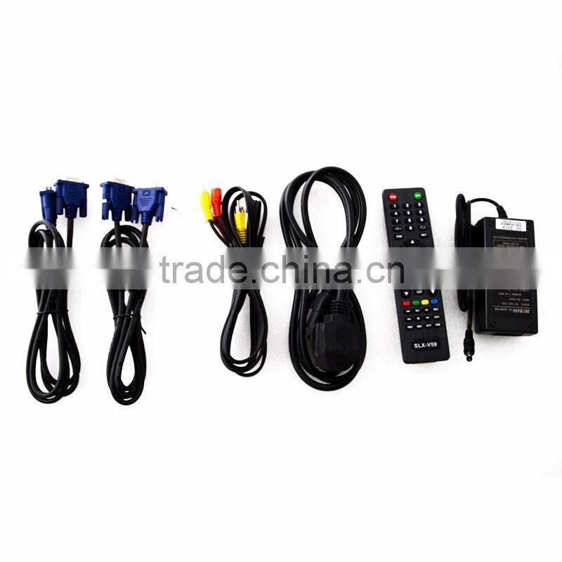 Low cost full color high definition lcd bus /car monitor with vga / dvi / hd mi/ usb