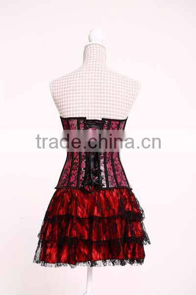 Sexy Printed Leather Medical Corset