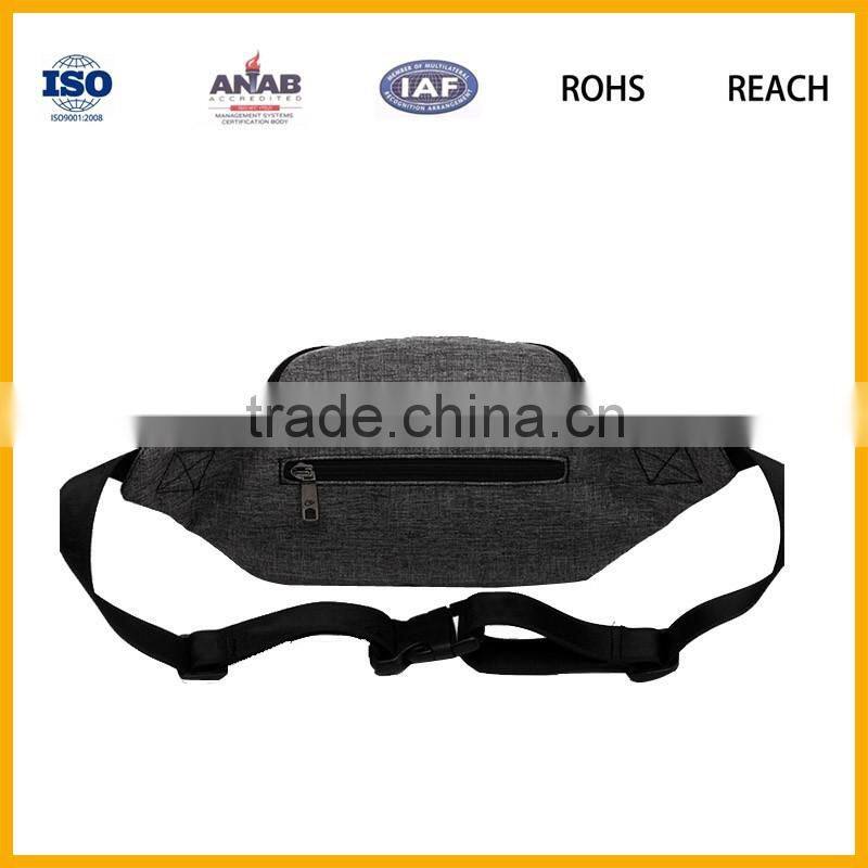 Hot Sale Elegant Foldable Nylon Waist Bag with Mobile Phone pocket for Running, cycling, business