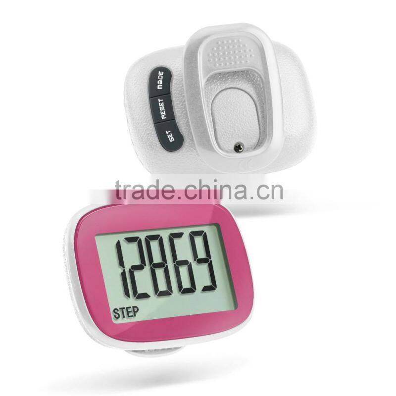 New Innovative 2D Multi Function Calorie Pedometers Step Counter with Clock