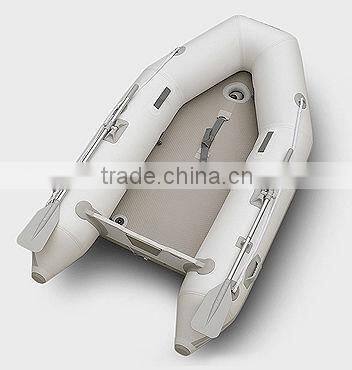 2013 new style PVC/Hypalon 3.3m inflatable boat with air mat floor