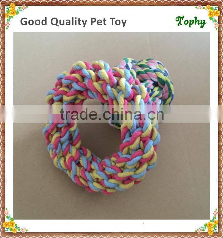 Braided dog toy rope