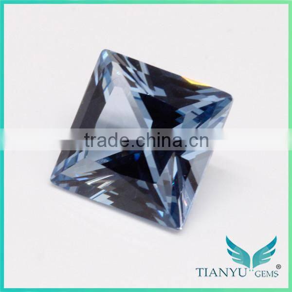 Wuzhou Gems Gemstones Processing Loose Synthetic Aquamarine Spinel Rough