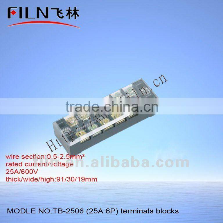 TB-4504 45A 4P bus bar terminal block