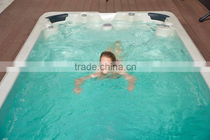 Good quality Acrylic JY8803 balboa system swim spa with cover