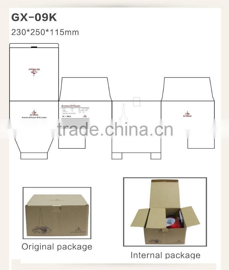 GX Diffuser ionic air purifier/ultrasonic aroma diffuser/air freshener