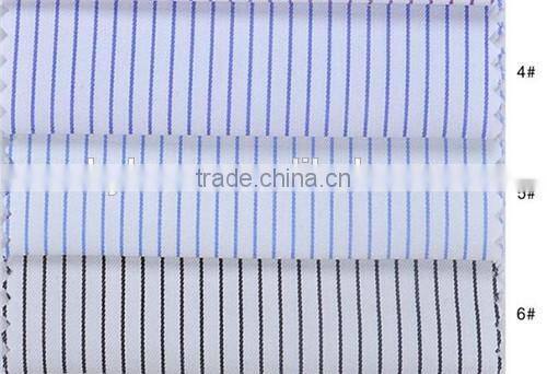 Stripe tc fabric 65/35 tc twill fabric for shirting