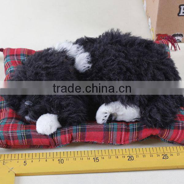 Fashion animal toy lifelike breathing electronic dog