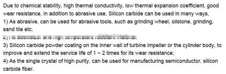 Chinese factory ensure high quality with new technology silicon carbide lump