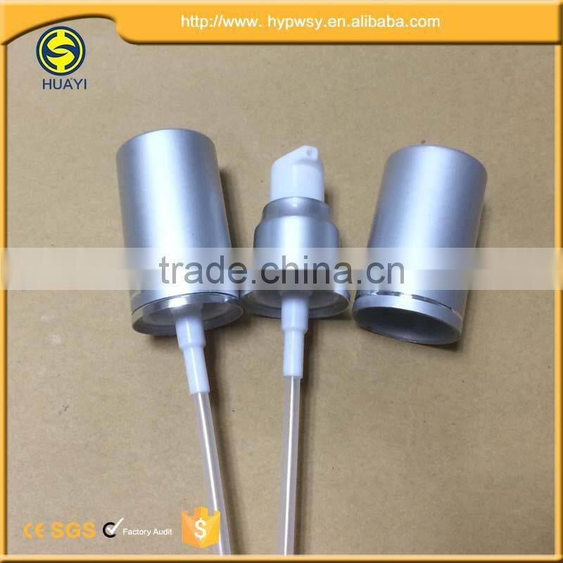 New design 20/410 perfume aluminum pump lotion