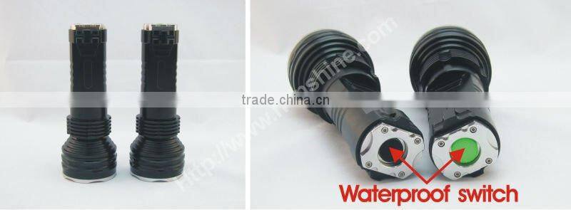 t6 aluminum dimmable highlight led anus flashlight