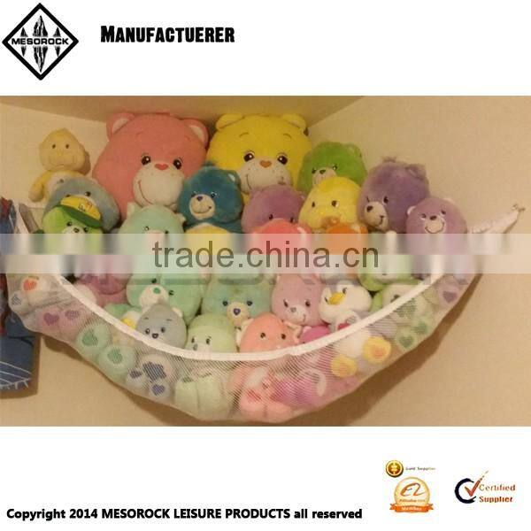 New arrival wholesale polyester net organizer storage toy hammock