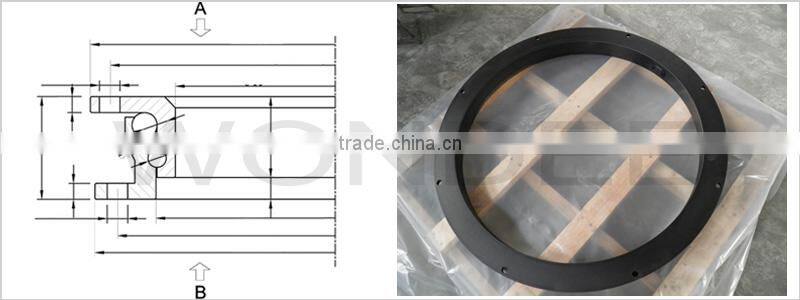 Turning Rotating 90mm Height ISO Steel Truck Turntable for Sale