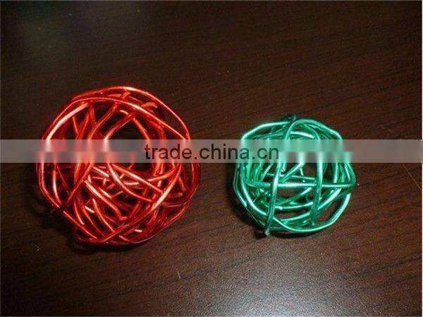 Craft metal wire ball for home table decoration