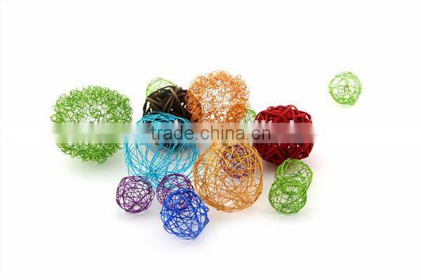christmas ornaments ball/gold wire ballls