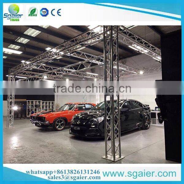 Aluminum spigot truss hang the lighting to car show in Australia