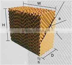evaporative cooling pad for poultry farm