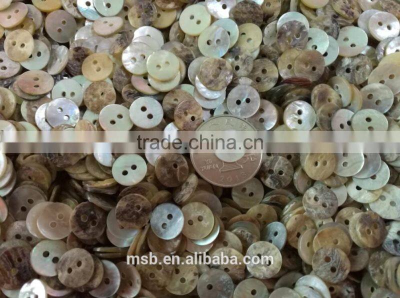 Cheap natural japan akoya shell buttons for shirt cuff