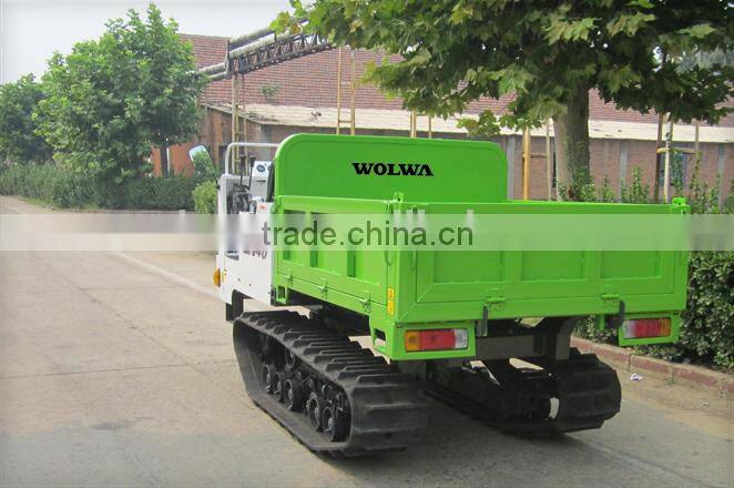 2 ton crawler walking mini dumper truck with good price