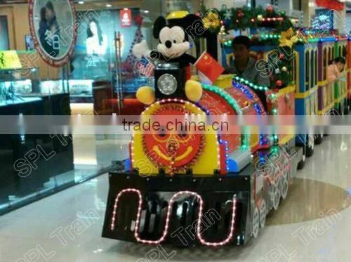 Amusement park, trackless fun train, CE approval ,park,Shopping mall, Indoor outdoor use Mini electric train,