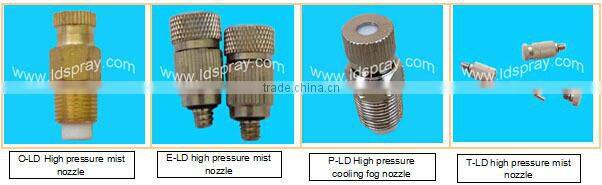 high pressure ss water atomizer nozzles