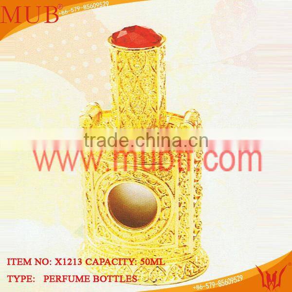 20ml/30ml/50ml/100ml Arabic Perfume Bottle,luxurious oval ruby arabic glass bottles