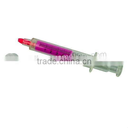 Syringe Shape Highlighter Pen