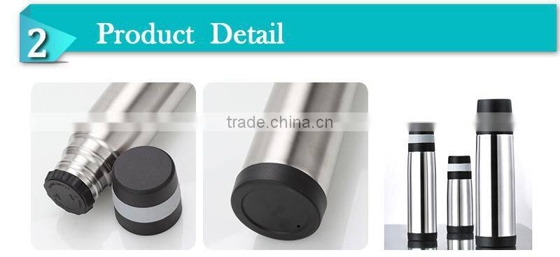 2014Practical stainless steel vacuum office coffee flask ,thermal juice bottle(FSUC)