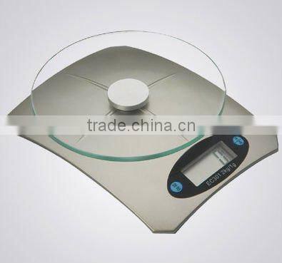 High perision Digital kitchen scale glass food weight apparatus