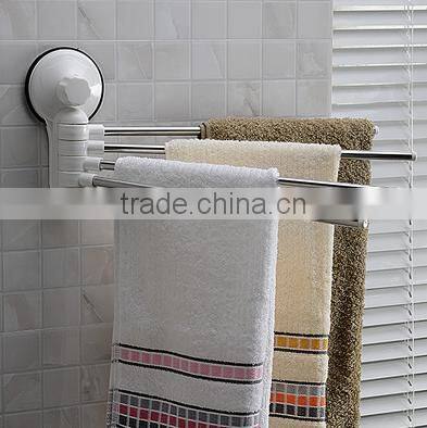 Rotatable 4 Tier Stainless Steel Bathroom Towel Drying Rack Shelf