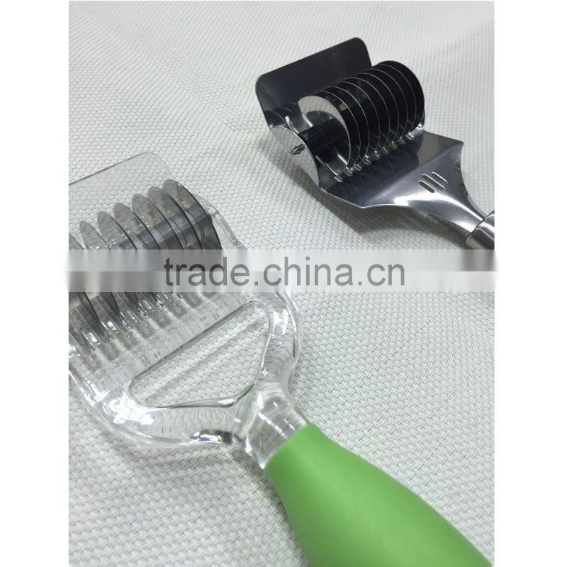 Stainless Kitchen Bacon Meat Vegetable Knife Cutter Item