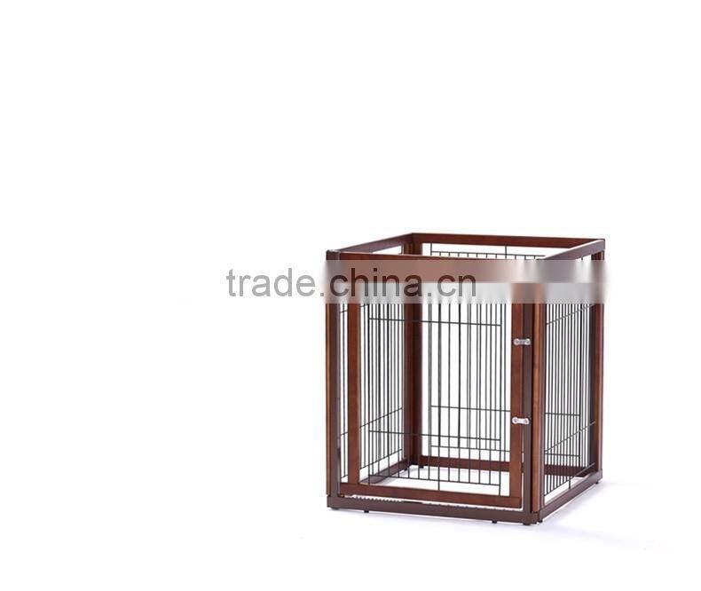 Foldable wooden pet cage with a door-4