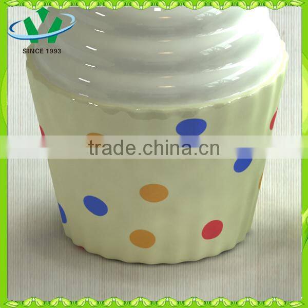 Ceramic cheap piggy bank wih Ice-cream design