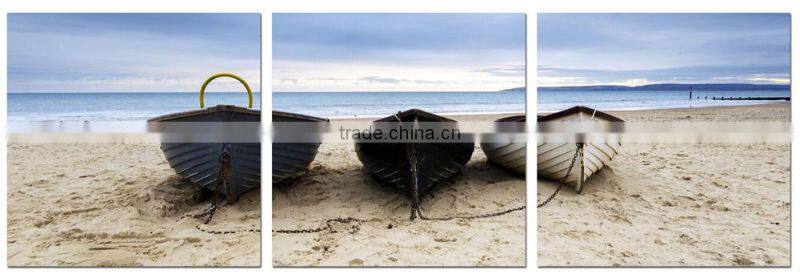 Beach Boat Home Goods Decoration Wall Art Canvas Painting