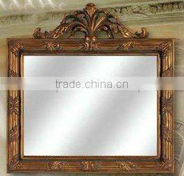 Wooden classical hand carved wall mirror, MOQ:1PCS(B70123)