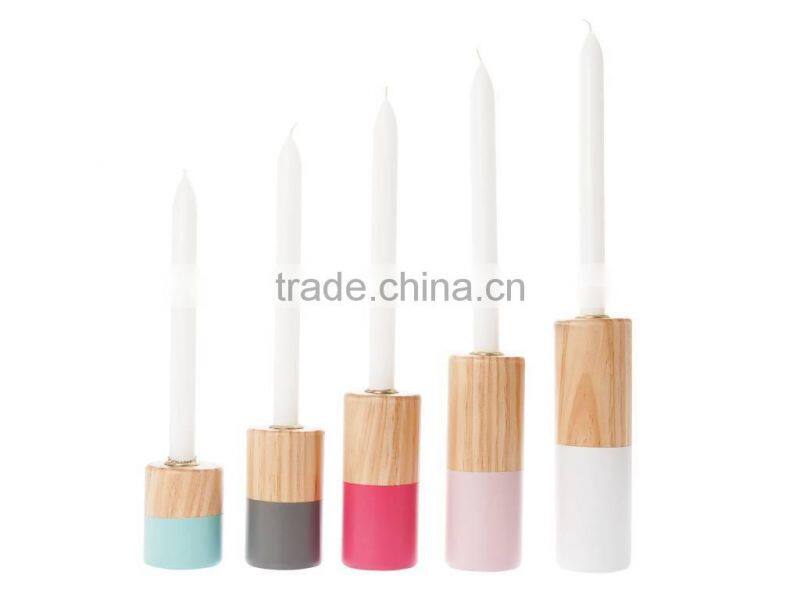High Quality Wooden Candle Holder Bougie Stand