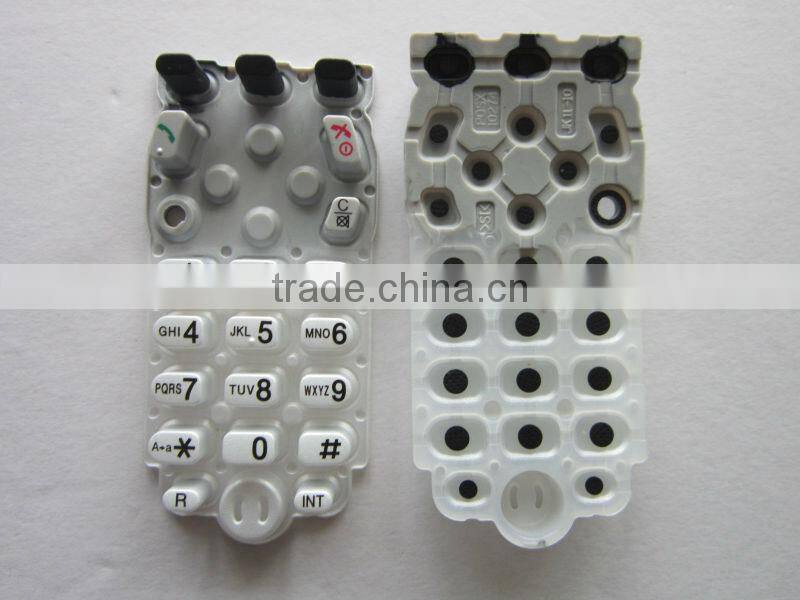 professional production conductive remote control Silicone Keypad
