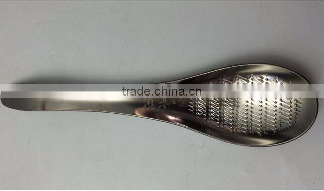 cy290 Spoon Shape Lime Lemon Zester Cheese Grater Wasabi Ginger Stainless Garlic Press Cozinha Grinding Tools Accessory